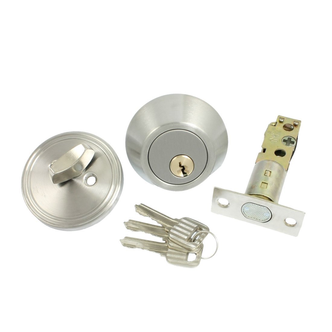 CNIM  Ȩ    ̱ Ǹ  Ʈ  ǹ /CNIM Hot Home Door Locking Security Single Cylinder Deadbolt Lock Silver Tone
